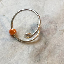 Indlæs billede til gallerivisning Fingerring mod angst med shimmer