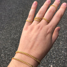 Indlæs billede til gallerivisning 'Lucca' armbånd, forgyldt sterling sølv (kun på forudbestilling)