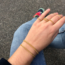 Indlæs billede til gallerivisning 'Lucca' armbånd, forgyldt sterling sølv (kun på forudbestilling)