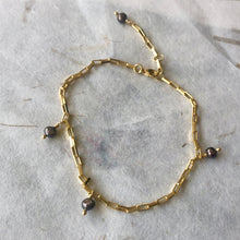 Indlæs billede til gallerivisning 'June' armbånd forgyldt sølv