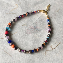 Indlæs billede til gallerivisning 'Rainbow' armbånd, forgyldt sølv