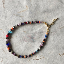 Indlæs billede til gallerivisning 'Rainbow' armbånd, forgyldt sølv